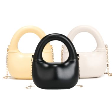 Lady’s Fashionable PU-Coated Handbag with Magnetic Snap Closure