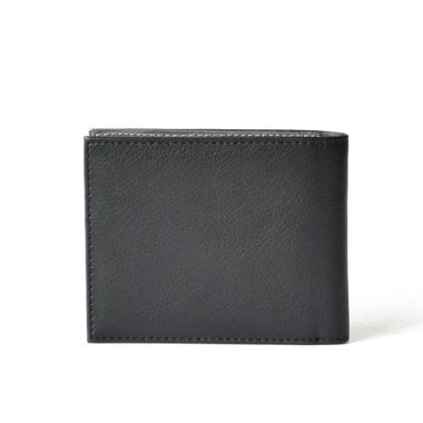 Skull Printed Black PU Bi-Fold Wallet