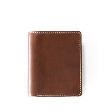 Men Crazy Horse Leather Material Contrast Color Stitching Wallet