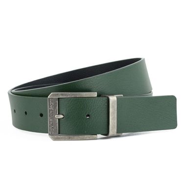 Men Reversible PU Belt with A Stamped Logo Buckle