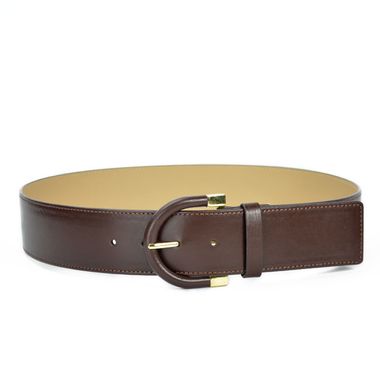 Ladies PU Belt with Special Buckle