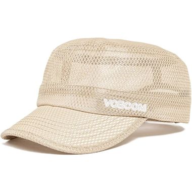 Mesh Military Cap Cadet Army Cap Breathable Flat Top Cap