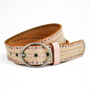 Ladies Leather Belt with Laces