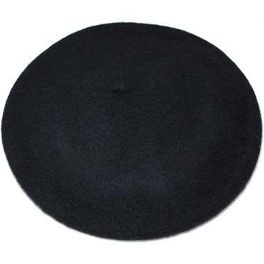 Women Wool Beret Hats Solid Color Classic Beanie Cap