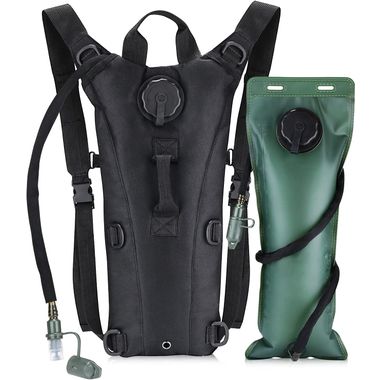 Hydration Pack Backpack with 3L Bladder, Tactical Water Bag