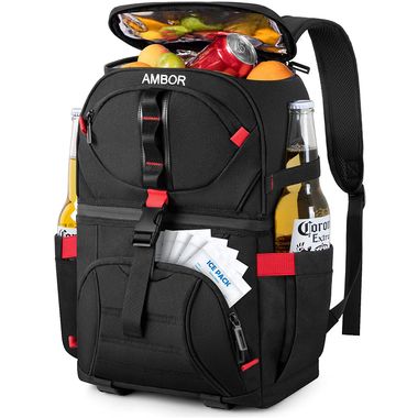 Double Decks, Soft Lightweight Leakproof Cooler Backpack