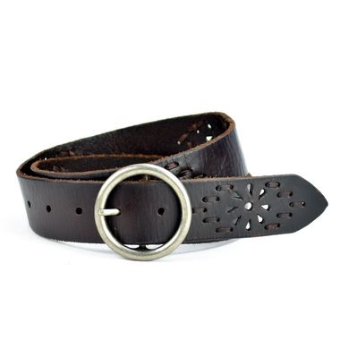 Ladies Leather Belt with Patterns
