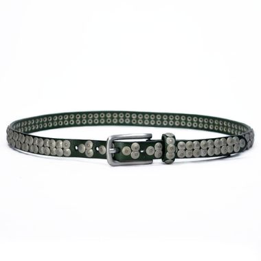 Ladies Waxed Brazil Leather Belt