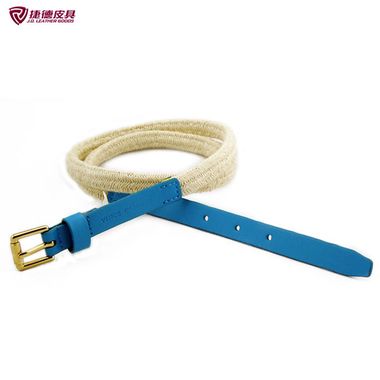 Woman Elastic Genuine Leather Belt