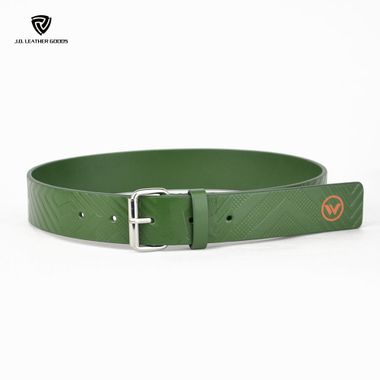 Dark Green Kid PU Belt
