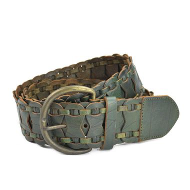 Women's Buffalo Leather Belt with Tab and Tip